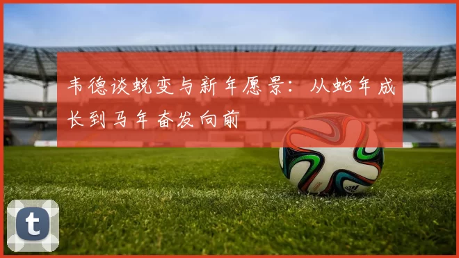 韦德谈蜕变与新年愿景：从蛇年成长到马年奋发向前